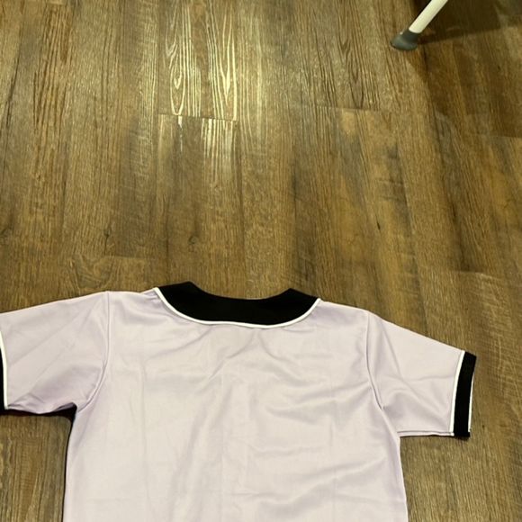 Hop Fashion Bel Air #23 Pink Unisex Hip Hop Button Jersey Size Medium - Picture 7 of 7